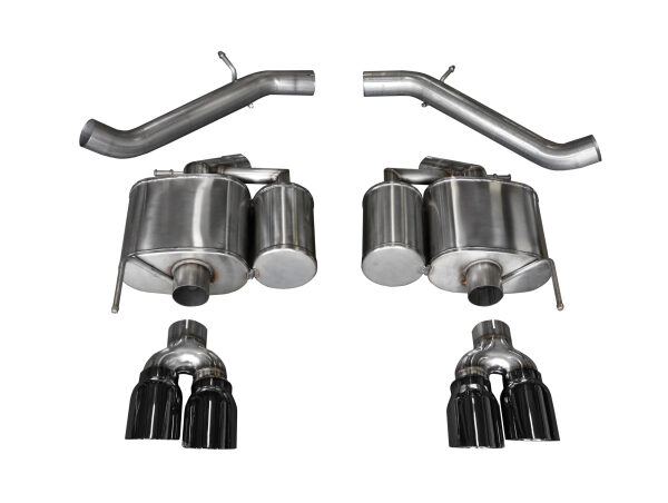 Corsa 2016-2019 Cadillac ATS-V 3.6T 4in Black Sport Axle-Back Exhaust
