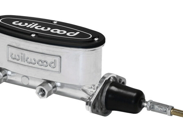 Wilwood High Volume Tandem M/C - 7/8in Bore Ball Burnished-W/Pushrod - Early Mustang