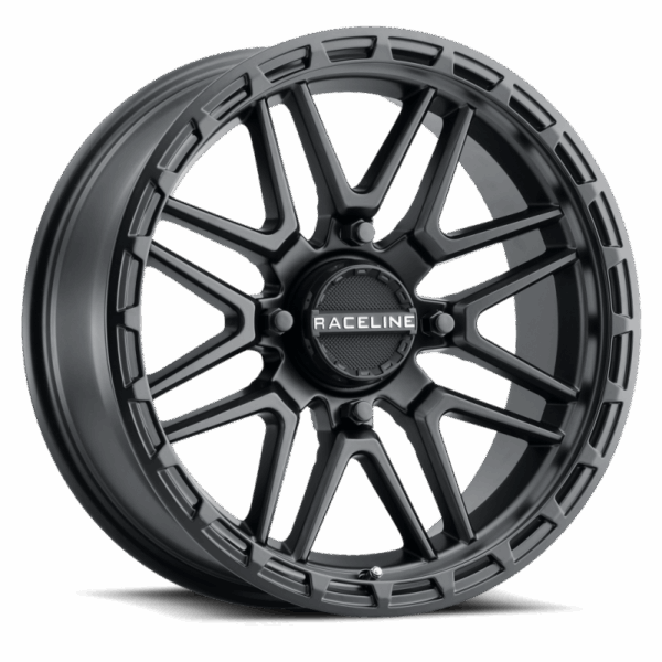 Raceline A11B Krank-Xl 18x7in / 4x137 BP / 0mm Offset / 110.18mm Bore - Satin Black Wheel