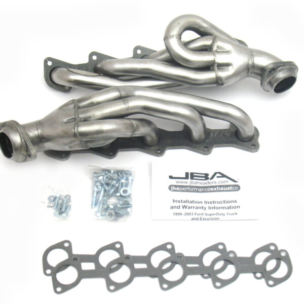 JBA 99-04 Ford Truck 6.8L 2V V10 w/o EGR 1-1/2in Primary Raw 409SS Cat4Ward Header