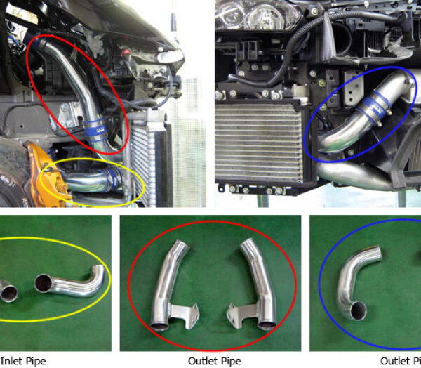 HKS 09-10 Nissan GT-R Intercooler Pipe Kit (2 inlet/4 outlet)
