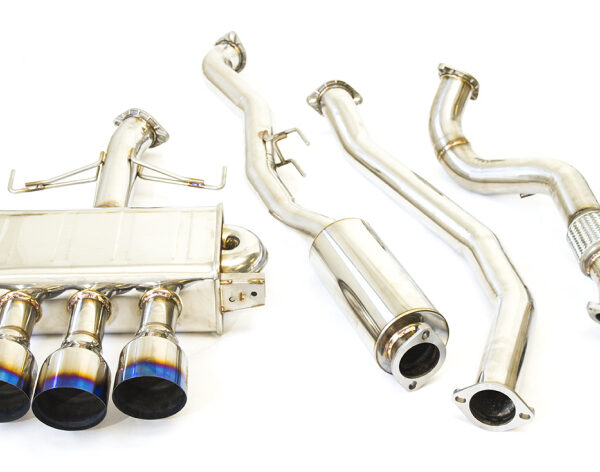 Invidia 17-19 Honda Civic Type R Q300 Triple Titanium Tip Cat-back Exhaust