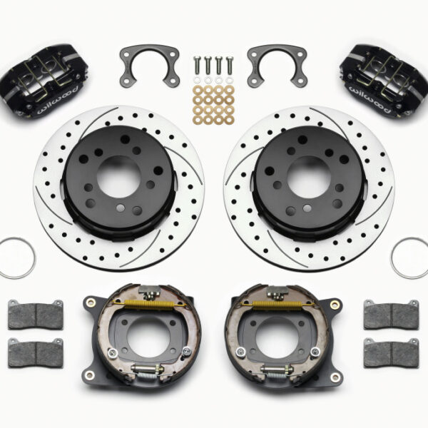 Wilwood Dynapro Lug Mount P/S Park Brake Kit Drilled Small Ford 2.36in Off Bronco 5 x 5.50