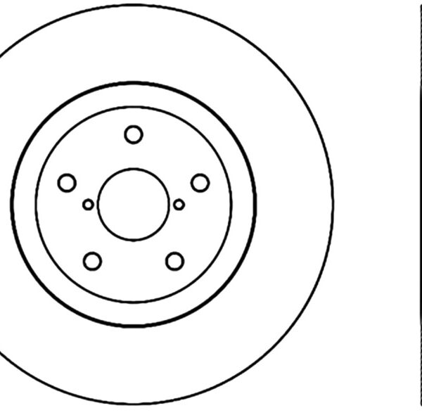StopTech 05-17 Subaru WRX Cryo Drilled Sport Right Front Rotor