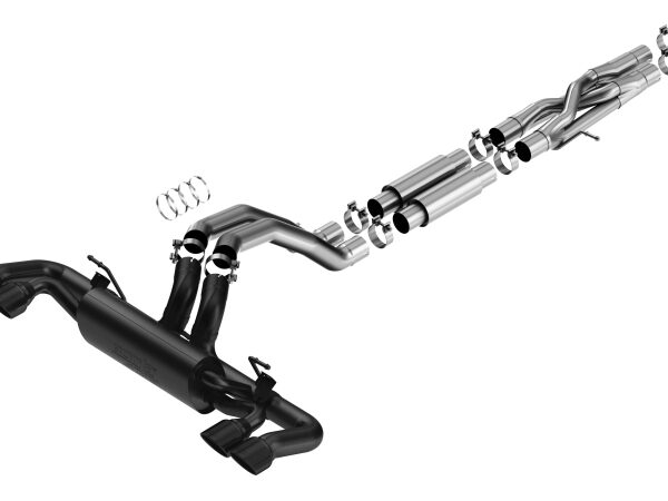 Borla 21-22 Jeep Wrangler Rubicon 392 6.4L V8 AT 4WD 4DR ATAK Cat-Back Exhaust - Coated Black
