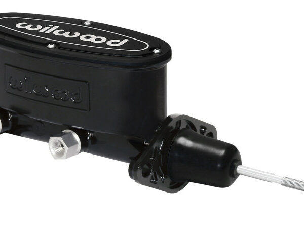Wilwood High Volume Tandem Master Cylinder - 15/16in Bore Black-W/Pushrod
