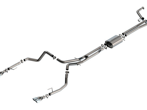 Borla 24-25 Chevy Silverado 1500 (6.2L V8) S-Type Cat Back - 3.5in Chrome Tips