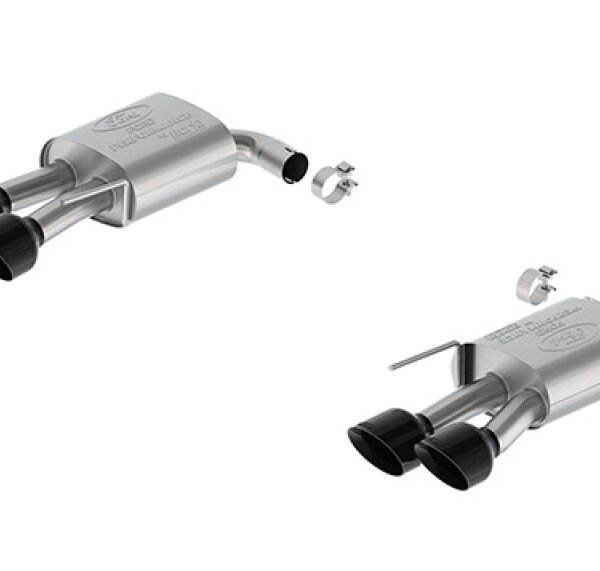 Ford Racing 2024 Mustang 5.0L Extreme Non-Active Axle-Back w/Valance - Black Tip