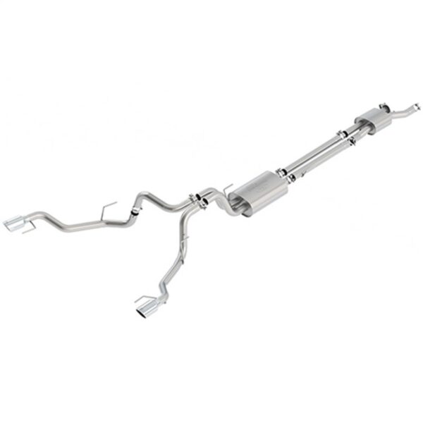Ford Racing 2017 F-150 Raptor 3.5L Touring Cat-Back Exhaust System Dual Rear Exit w/ Chrome Tips