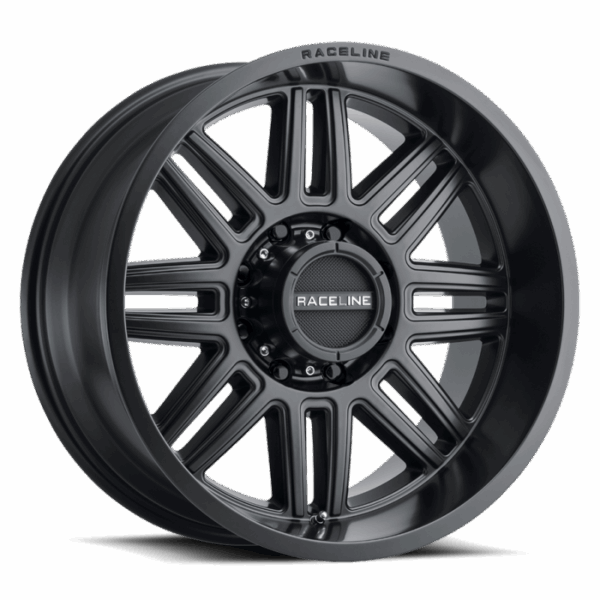 Raceline 948B Split 18x9in / 6x135 BP / 18mm Offset / 87.1mm Bore - Satin Black Wheel