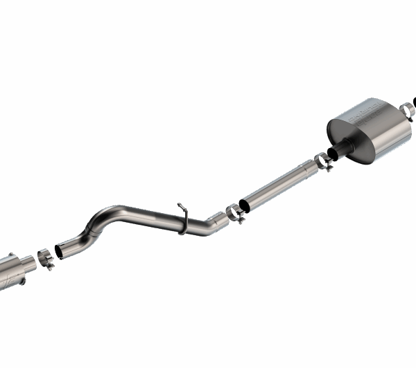 Borla 21-22 Ford Bronco 2.7L 2DR/4DR T-304 Stainless Steel Cat-Back Touring Exhaust - Brushed
