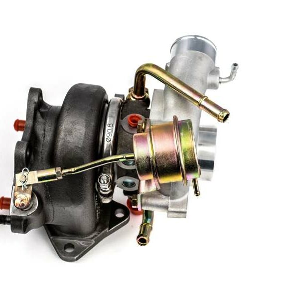 Forced Performance Subaru STi/WRX Blue Turbo 84mm Black Housing External WG w/Oil Line (D/S Only)