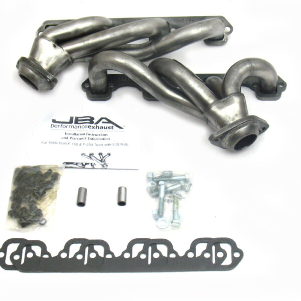 JBA 87-95 Ford F-150 5.0L SBF 1-1/2in Primary Raw 409SS Cat4Ward Header
