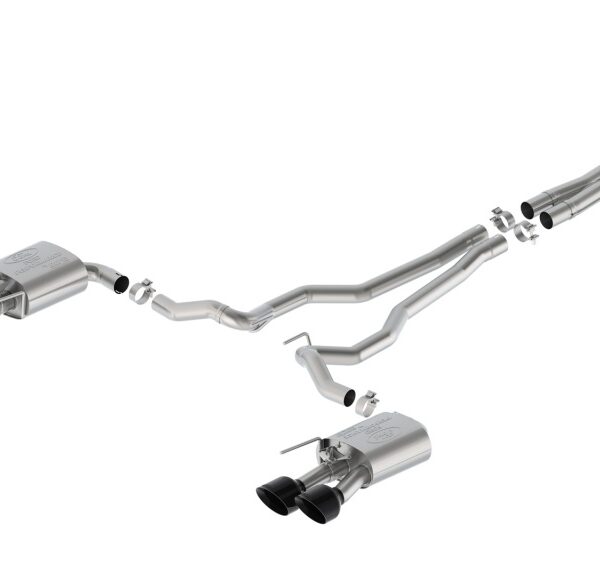 Ford Racing 2024 Mustang 5.0L GT Extreme Cat-Back Exhaust W/Valance - Black Tips