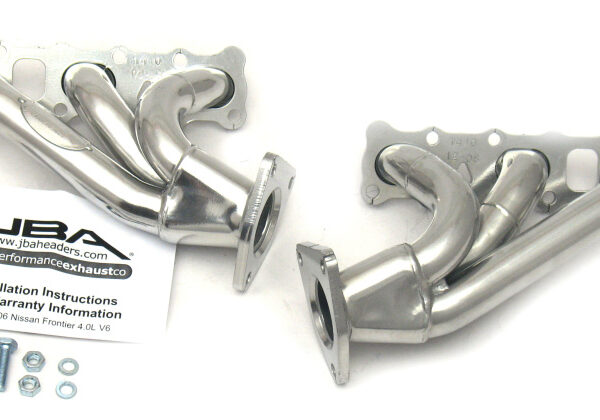 JBA 04-15 Nissan 4.0L V6 1-5/8in Primary Silver Ctd Cat4Ward Header