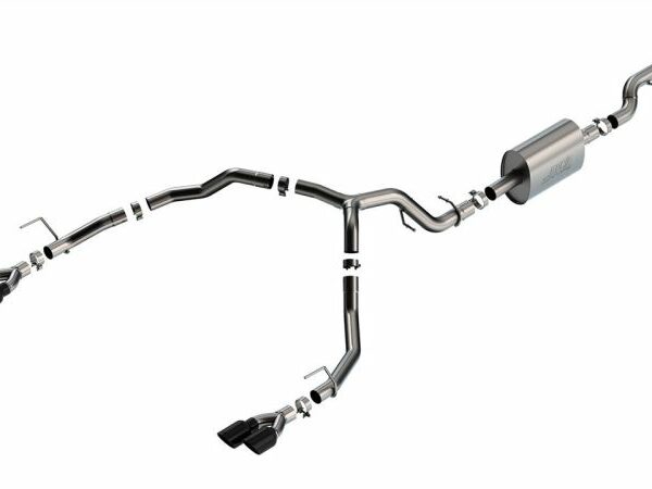 Borla 21-22 Chevy Tahoe 5.3L V8 2/4WD 4DR 3in/2.75in S-Type Cat-Back Exhaust w/ Black Chrome Tips