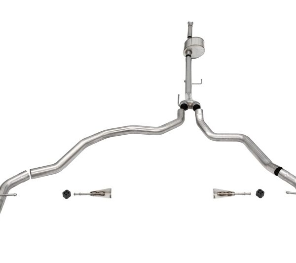 Corsa 2021-2024 Ford F-150 SuperCab/6.5in Bed 5.0L V8 Xtreme Cat-Back Dual Rear Exit-Black PVD