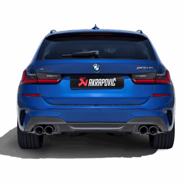 Akrapovic 20-22 BMW M340i (G20, G21) Slip-On Line (Titanium) (Requires BMW Part #18308686640)