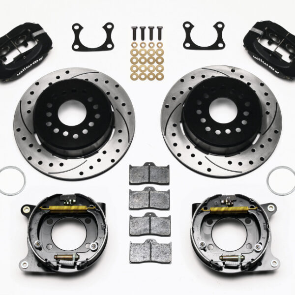 Wilwood Forged Dynalite P/S Park Brake Kit Drilled Big Ford 2.36in Offset