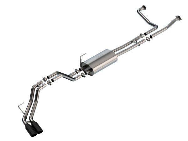 Borla 16-24 Nissan Titan XD S-Type Cat Back Exhaust - Black Chrome