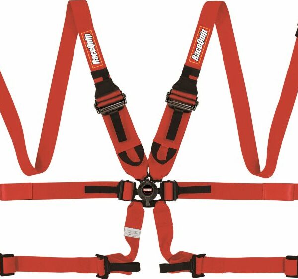 RaceQuip Red FIA CAMLOCK 6pt 2in Pull Down Lap FHR