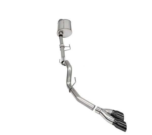 Corsa 2021-2024 Ford F-150 Regular Cab/ 8in Bed 3.5L V6 Sport Cat-Back Single Side Exit-Black PVD