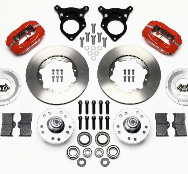 Wilwood Forged Dynalite Front Kit 11.00in Red 87-93 Mustang 5 Lug