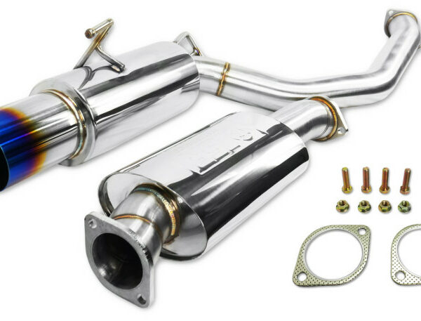 ISR Performance GT Single Exhaust With Burnt Tip - Nissan 370Z