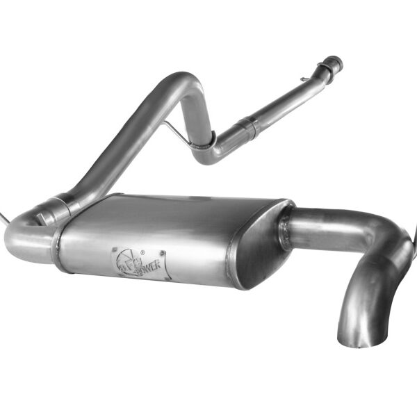 aFe MACHForce XP Exhausts Cat-Back SS-409 EXH CB Jeep Wrangler 2012 V6-3.6L (2 Dr)