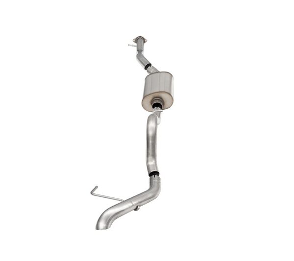 Corsa 2021-2024 Ford Bronco 2.3L 4-Door 2.75in Cat-Back Single Side Exhaust w/ Turndown ExhaustTip