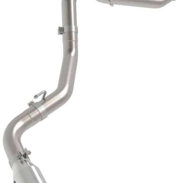aFe 2021+ Jeep Gladiator V6-3.0L (td) Vulcan Series 3in 304 SS DPF-Back Exhaust System - Polishd Tip