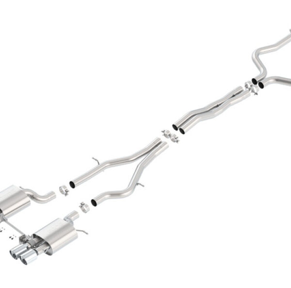 Borla 2016 Cadillac ATS-V 3.6L Twin Turbo Catback Exhaust 4in Tips Dual Split Rear Exit