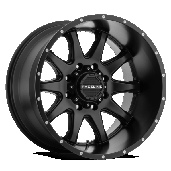 Raceline 930B Shift 20x9in / 5x150/5x139.7 BP / 0mm Offset / 110.3mm Bore - Satin Black Wheel