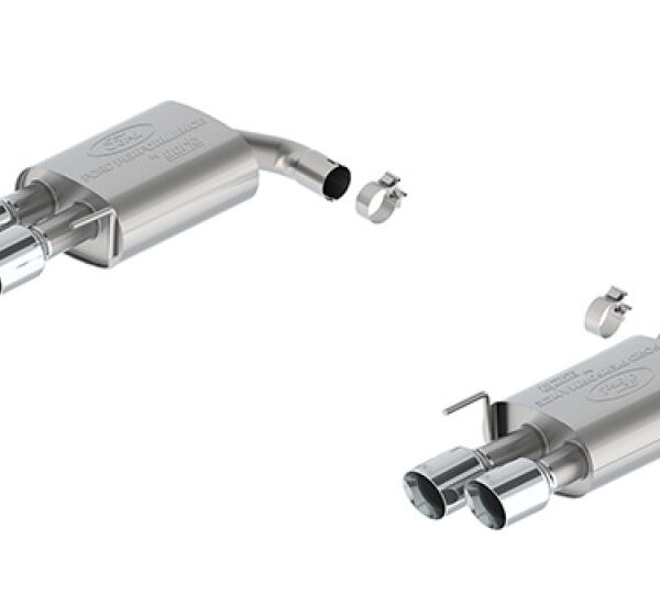 Ford Racing 2024 Mustang 2.3L Sport Non-Active Axle-Back w/GT Valance - Chrome Tip