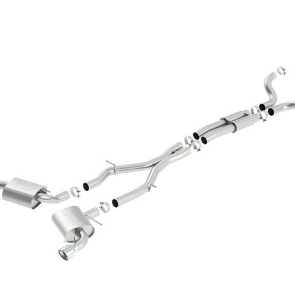 Borla 16-17 Chevy Camaro SS 6.2L ATAK Catback Single Split Rear Exit Exhaust w/Single Tips