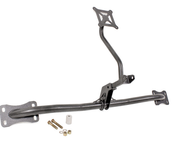 BMR 05-14 S197 Mustang Bolt-On Parachute Mount - Black Hammertone
