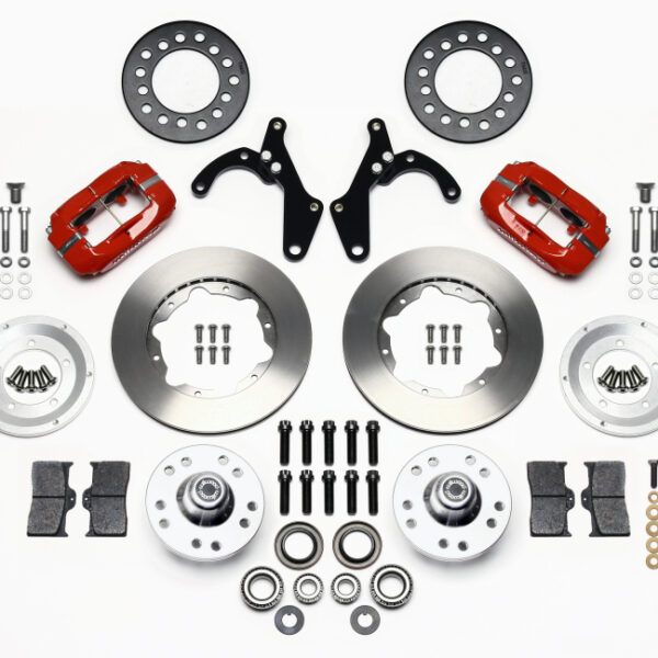 Wilwood Forged Dynalite Front Kit 11.00in Red 55-57 Chevy