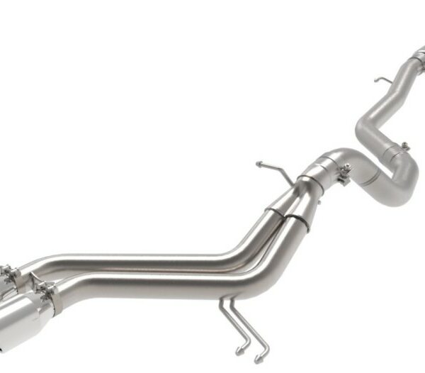 aFe Takeda 2-1/2in to 3in SS-304 Cat-Back Exhaust w/ Polished Tips 13-17 Hyundai Veloster L4-1.6L