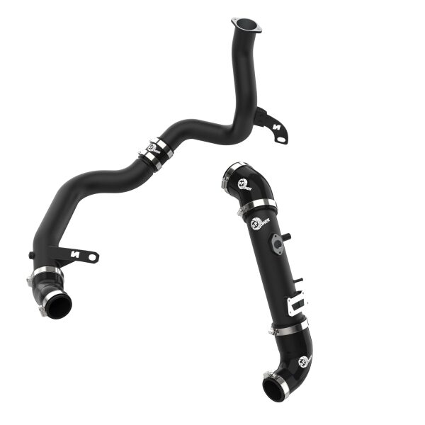 AFE 19-22 Hyundai Veloster N BladeRunner Aluminum Hot & Cold Charge Pipe Kit - Black