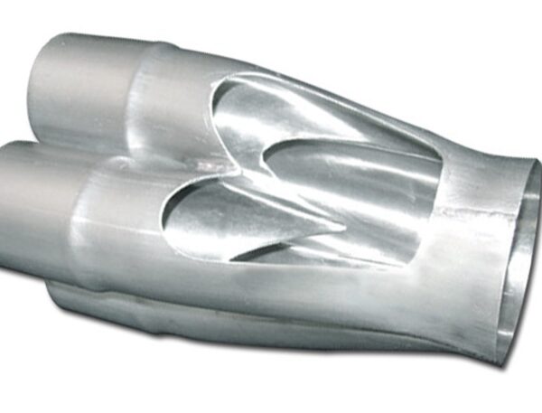 Vibrant 4-1 SS Merge Collectors (2-1/8in Inlet Slipover ID 3-1/2in Merge Outlet OD) Single Unit