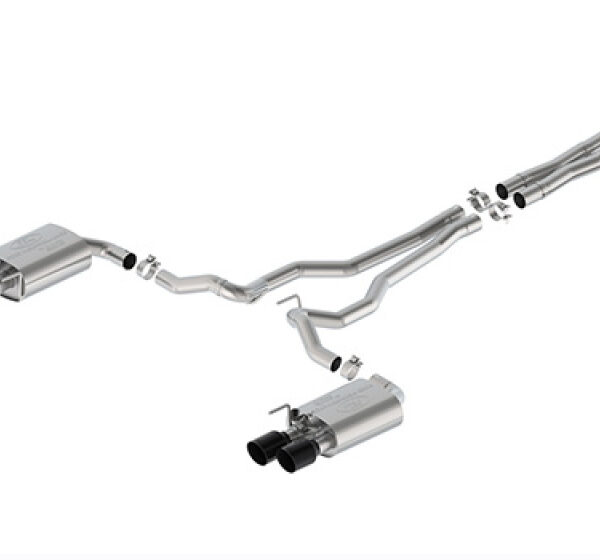 Ford Racing 2024 Mustang 5.0L Sport Active Cat-Back Exhaust - Black Tip