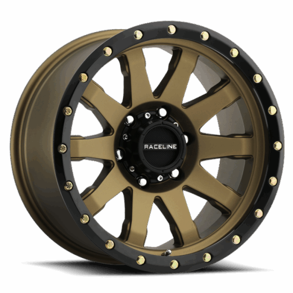 Raceline 934BZ Clutch 20x10in / 6x139.7 BP / -19mm Offset / 106.1mm Bore - Bronze Wheel