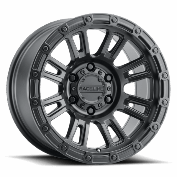 Raceline 956B Compass 17x8.5in / 6x120 BP / 0mm Offset / 67.1mm Bore - Satin Black Wheel