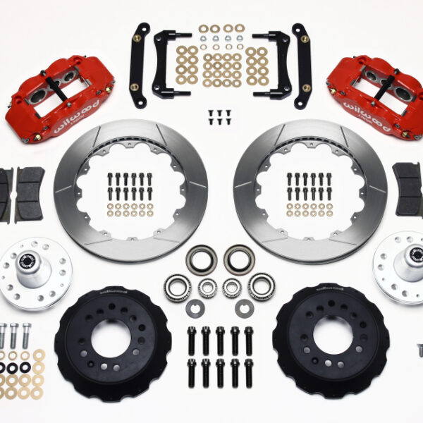 Wilwood Narrow Superlite 6R Front Hub Kit 12.88in Red 70-78 Camaro (*Line Kit Needed*)
