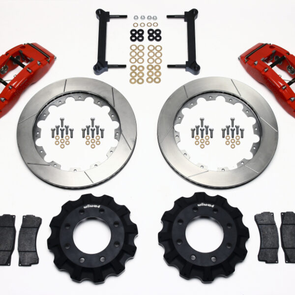 Wilwood TC6R Front Kit 16.00in Red 1999-2010 GM H2 Truck/SUV 2500