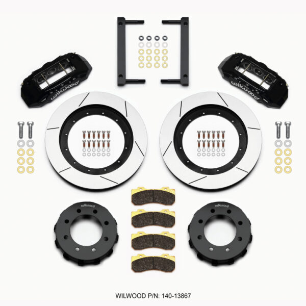 Wilwood TX6R Front Kit 16.00in Black 2005-2012 Ford F250/F350 4WD