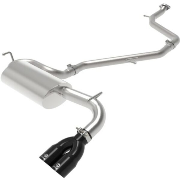 aFe Takeda 18-21 Toyota C-HR 2.0L 2.5in 304 Stainless Steel Cat-Back Exhaust w/ Black Tip
