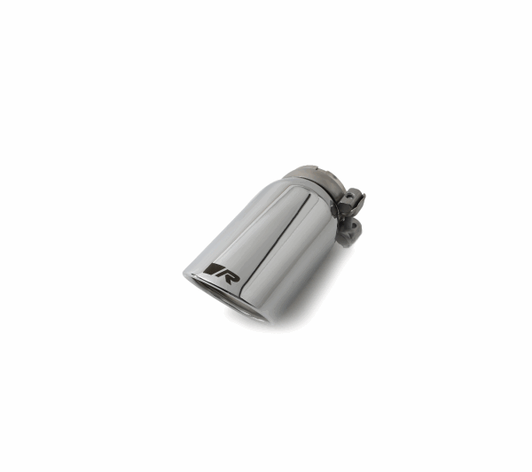 Remus Universal Sport Exhaust 84mm Angled Rolled Edge Chrome Tail Pipe Set (Single)