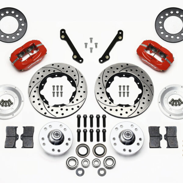 Wilwood Forged Dynalite Front Kit 11.00in Drilled Red 79-81 Camaro