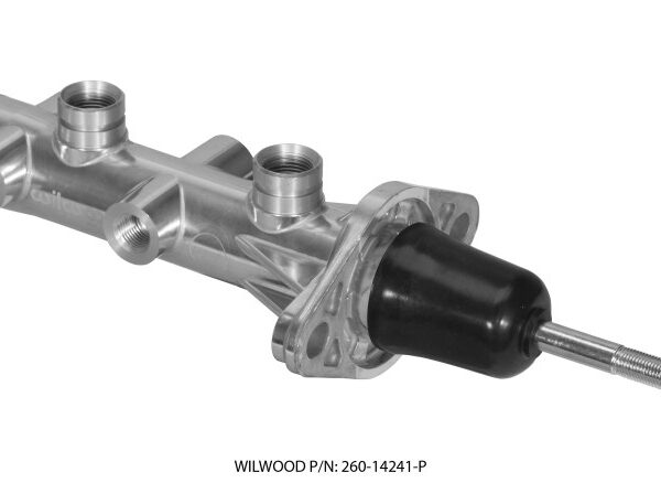 Wilwood Tandem Remote Master Cylinder - 7/8in Bore Ball Burnished